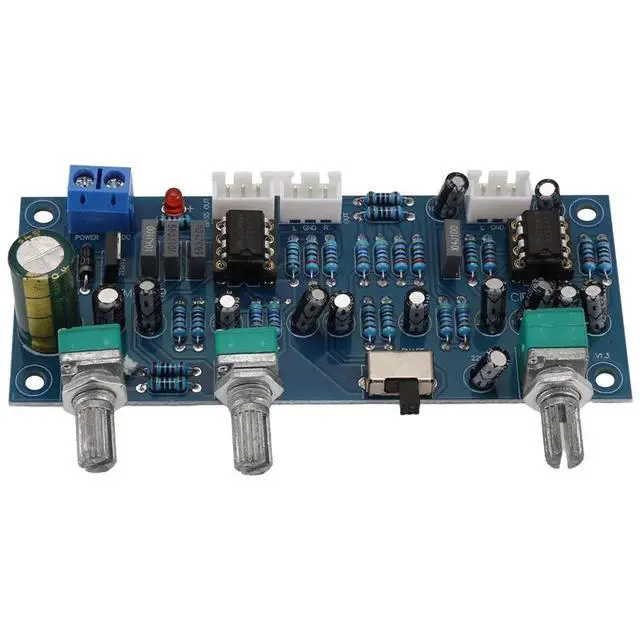 Alt view image 3 of 3 - 2.1 Channel Subwoofer Preamp Board Amplifier Board Low Pass Filter Bass Preamplifier(Finished Product)