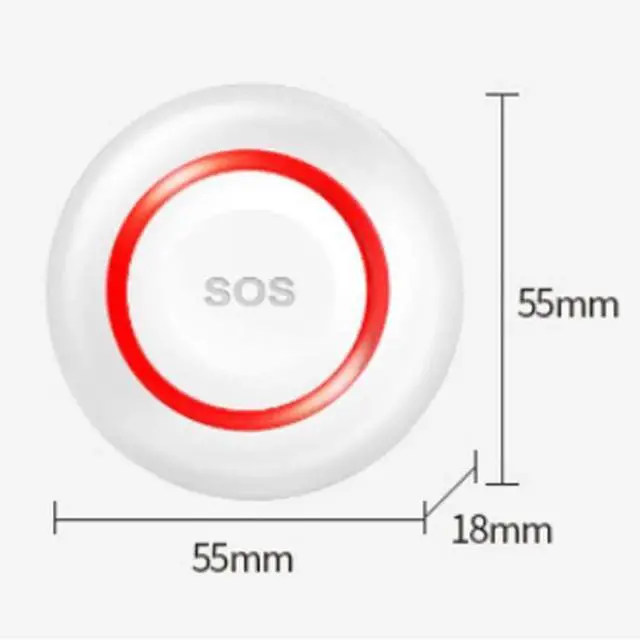 Alt view image 2 of 3 - Emergency SOS Button Tuya Smart Home Alarm System For Handicapped For Elderly Caregiver Pager Nurse Alert