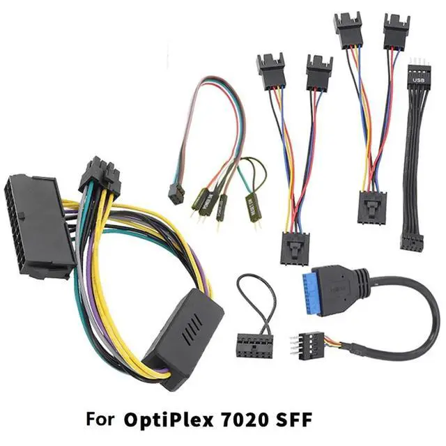 Alt view image 2 of 3 - 7020 SFF Motherboard ATX Adapter Cable Front Audio Shielded USB Switch Cable