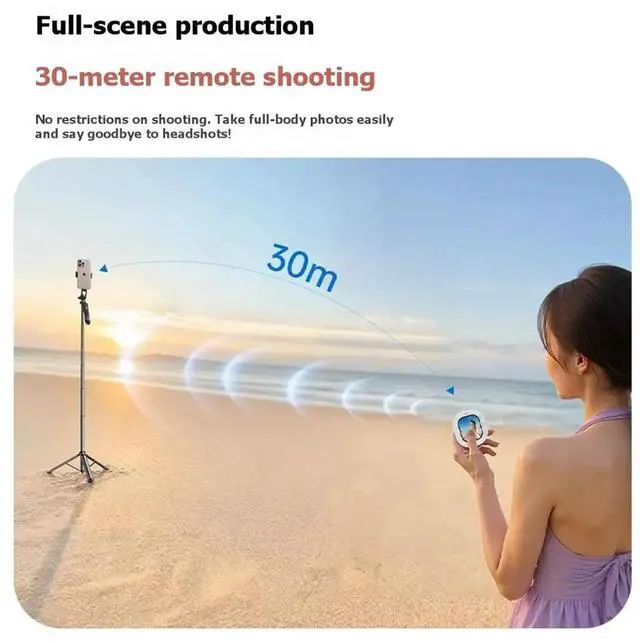 Alt view image 2 of 3 - Mini Mobile Phone Rear Camera Selfie Video Camera Magnetic Phone Screen Projector for Vlog Live Selfie Screen