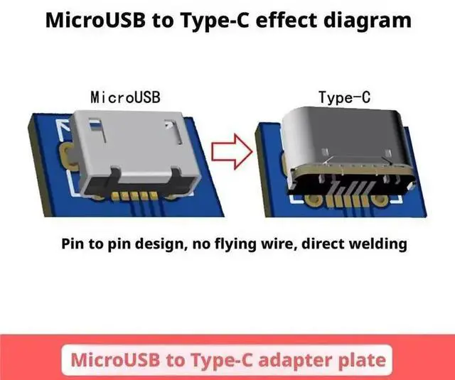 Alt view image 3 of 3 - M85K 10Pcs USB Type-C Connector Female Jack 5Pin SMD SMT Socket For Charging Port For PCB Soldering DIY Repair