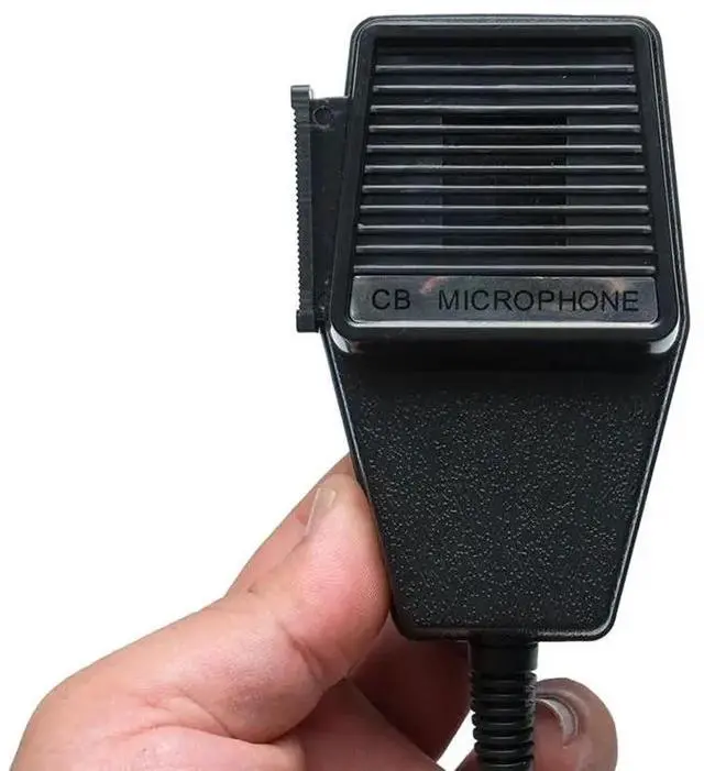 Alt view image 3 of 3 - Cb Mic Radio Microphone Handel CB Radio Vehicle-Mounted Microphone Speaker Mic Microphone