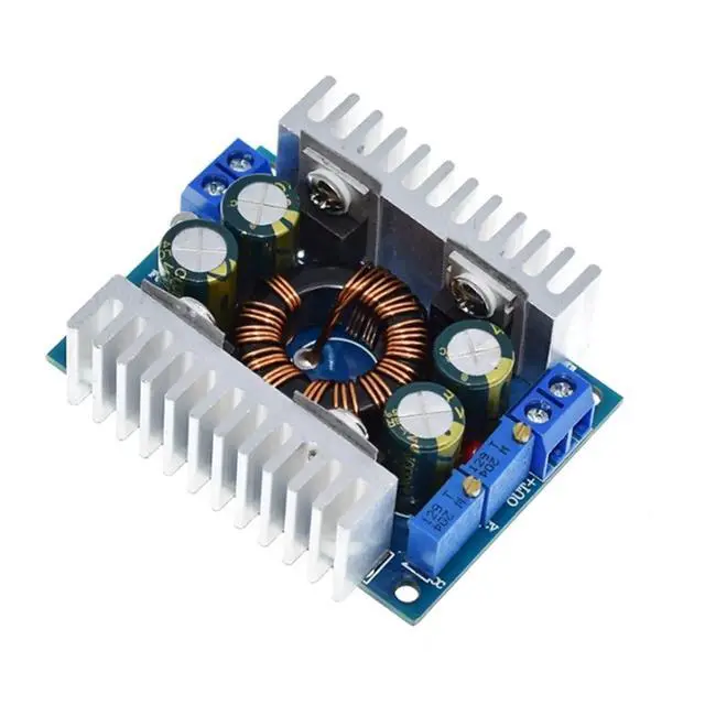 Alt view image 2 of 3 - DC 5-30V to 1.25-30V 8A Automatic Step UP/Down Converter Boost/ Voltage Regulator Module Power Converter DIY KIT