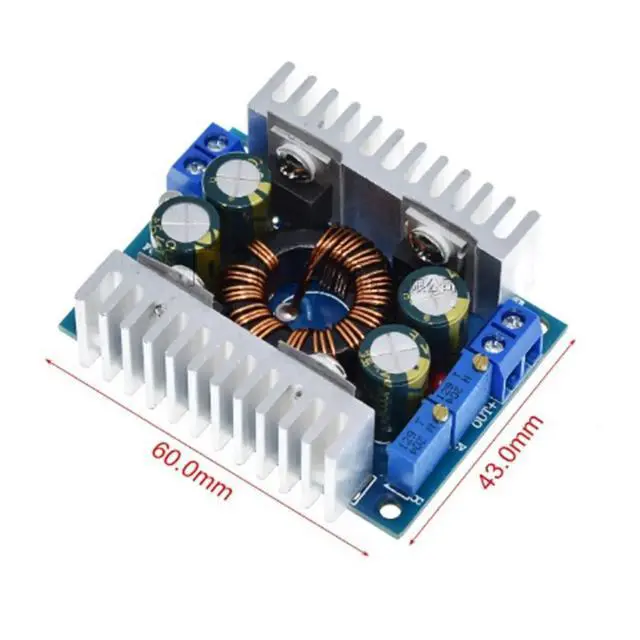 Alt view image 3 of 3 - DC 5-30V to 1.25-30V 8A Automatic Step UP/Down Converter Boost/ Voltage Regulator Module Power Converter DIY KIT
