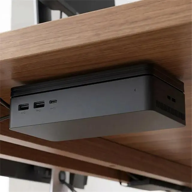 Alt view image 3 of 3 - Storage Bracket for DU22 Docking Station -Compatible Converter Bracket Acrylic Wall Mount Desk Base