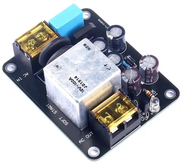 Alt view image 2 of 3 - Power Supply Soft Circuit Board High-Power 2400W 100A AC150-280V High Current Relay for Class A Amplifiers