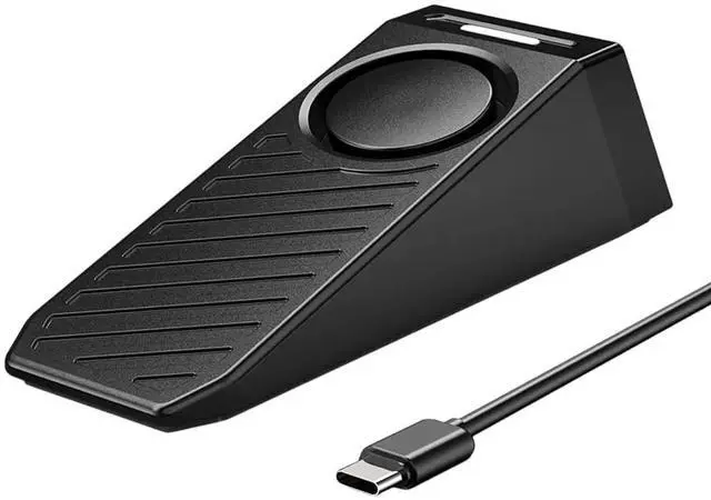 Alt view image 3 of 3 - Door Stop Alarm, Door Stop, Rechargeable Door Wedge Stop Alarm with Anti-Slip Silicone Base Anti-Theft