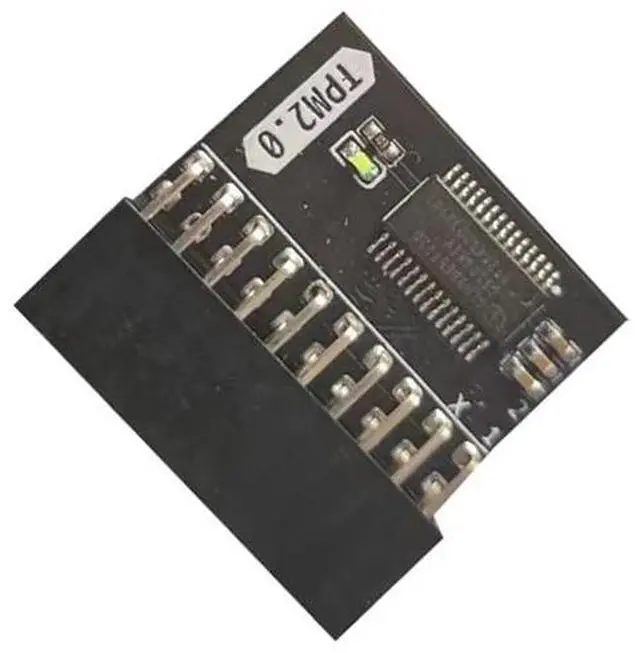 Alt view image 3 of 3 - TPM 2.0 Encrypted Security Module 20 Pin Mainboard Card TPM2.0 Module For Motherboard-AAAE