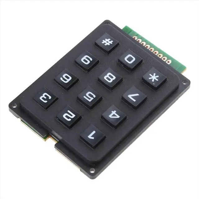 Main image of 3 Pcs Keyboard Modules 12 Key 4x3 Matrixes Array Keyboard Lndustrial Keyboard with Industry Scanning