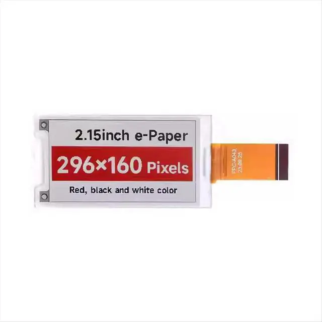 Alt view image 2 of 3 - 2.15-Inch E-Paper Electronic Module 296x160 Pixels SPI Communication HAT+ Standard for ,B