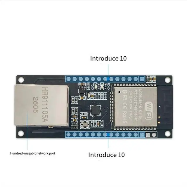 Main image of -ETH Embedded Serial Port Networking Bluetooth-Compatible Ethernet Combo Gateway MCU Module