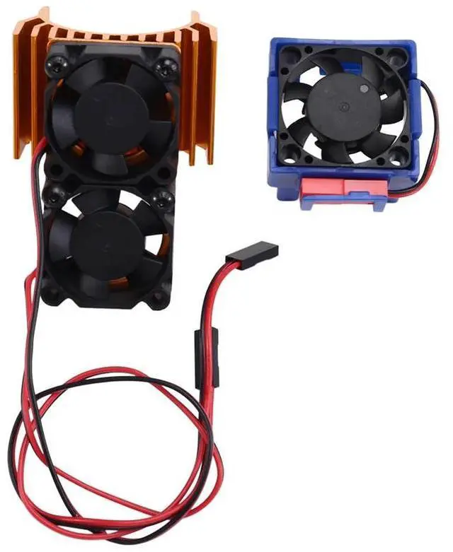 Alt view image 3 of 3 - VXL-3S ESC Cooling Fan And Motor Dual Fan Set Compatible With For Traxxas Slash 4X4 Stampede 4X4 Rustler