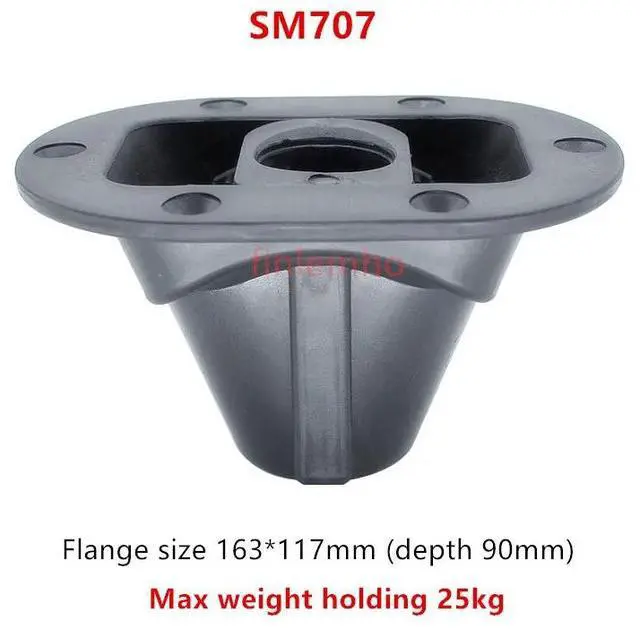 Main image of 1PC DJ Speaker Mounting Flange Vertical Angle Adjusted Plastic For Tripod Stand Subwoofer Home Theater Professional Audio Mixer