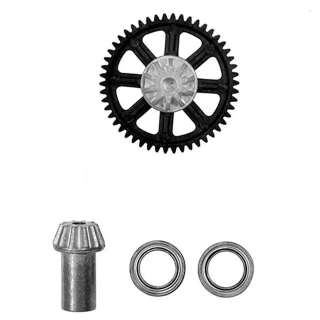 Alt view image 2 of 3 - 2X Metal Main Drive Shaft With Bearing Set QZJ04 For Q901 Q902 Q903 9130 9136 9137 1/16 RC Car Spare Parts-AAAE