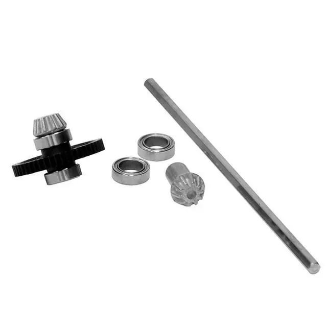 Alt view image 3 of 3 - 2X Metal Main Drive Shaft With Bearing Set QZJ04 For Q901 Q902 Q903 9130 9136 9137 1/16 RC Car Spare Parts-AAAE