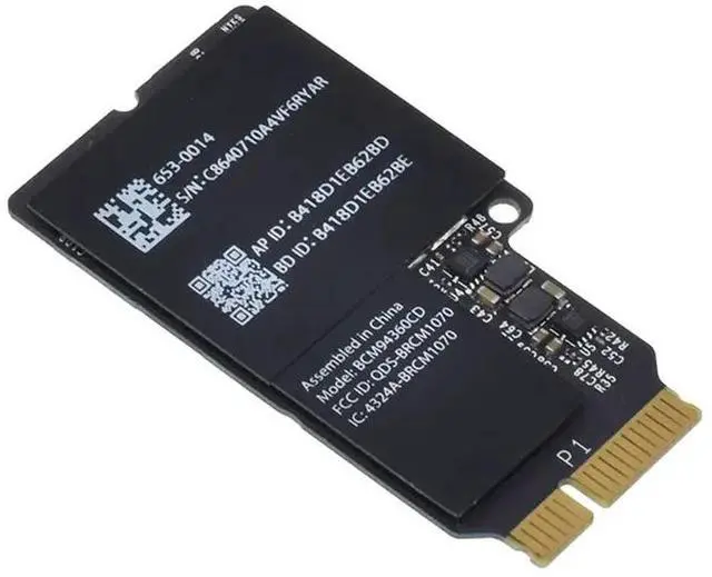 Main image of 1750Mbps Dual Band BCM94360CD Bluetooth Card 2.4GHz/5GHz BT 4.0 Module for Hackintosh