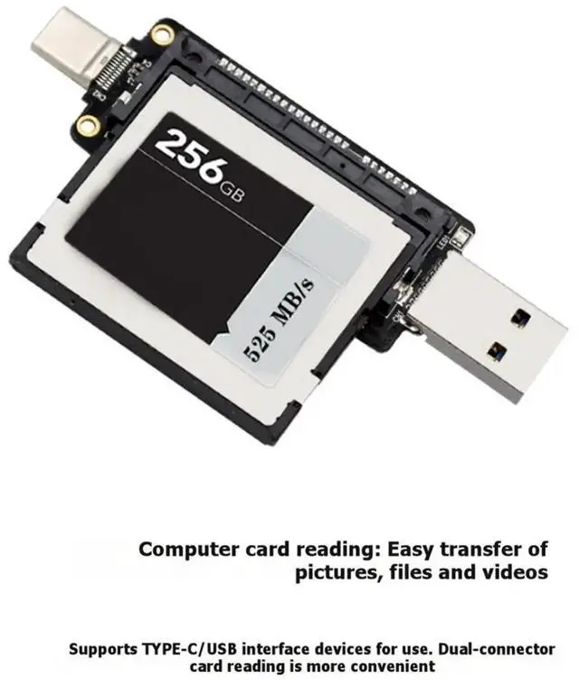 Main image of USB 2.0 Type-C to CFAST Card Reader High-Speed CFAST to Type-C USB2.0 OTG Adapter Memory Card Reader