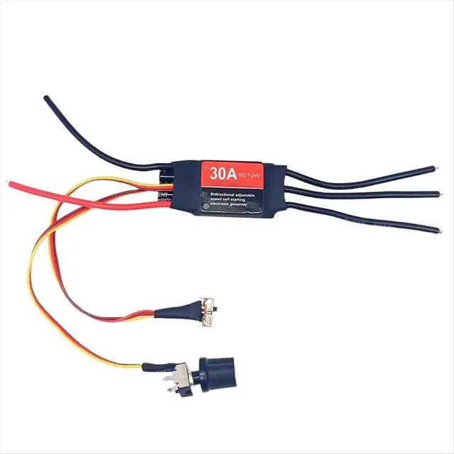 Alt view image 2 of 3 - 2-6S 30A ESC Bidirectional Self Starting Brushless Electric Regulation Speed Controller for DIY Fan