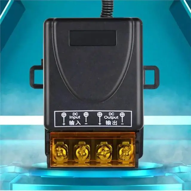 Alt view image 3 of 3 - DC12V To 48V Remote Control Switch 30A Relay Receiver Module With 2X Rf433mhz Transmitter Controllers