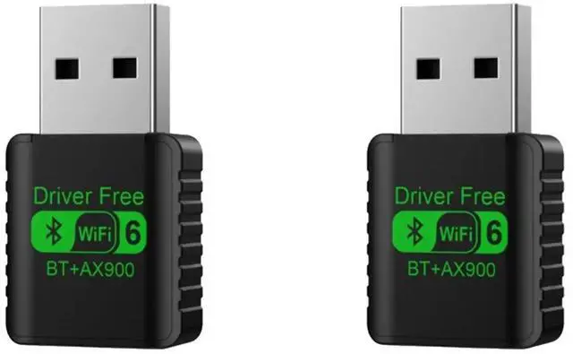 Alt view image 3 of 3 - 2PCS 900Mbps USB Bluetooth 5.4 Adapter 2in1 Dongle Dual Band 2.4G 5GHz USB 6 Network Wlan Receiver