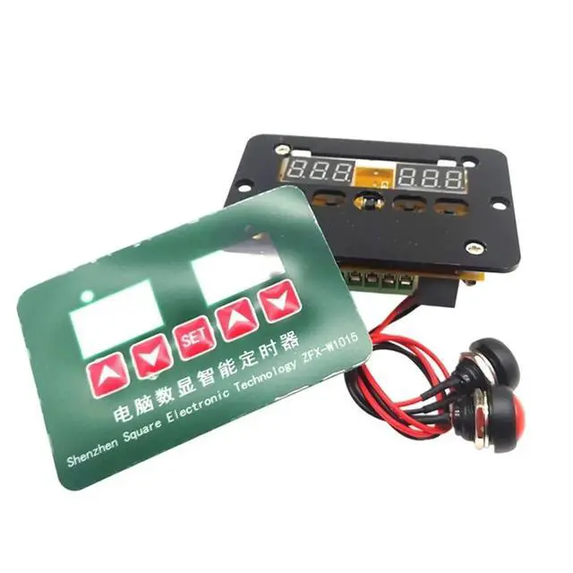 Alt view image 3 of 3 - Microcomputer Digital Display Intelligent Timer ZFX-W1015 Adjustable Thermostat Temperature Controller 110-220V