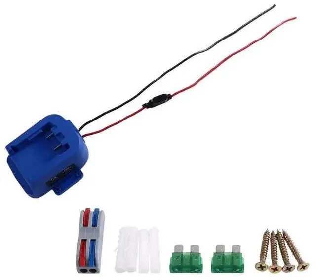 Main image of Power Wheel Adapter Dock Adapter With 40Amp Fuse USB Type-C Power Supply Wheel For DIY RC For Kobalt