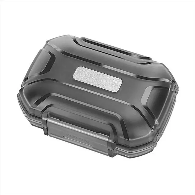 Alt view image 2 of 3 - Earphone Storage Box Large Capacity Dustproof Waterproof Shockproof Earphone Box Transparent Black