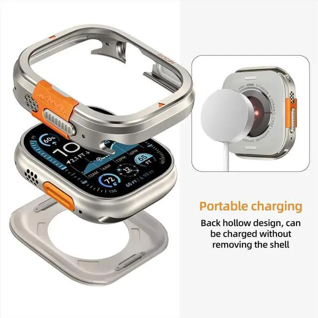 Main image of Metal Case for Watch Ultra 2 49mm Protector Case Turn Bumper Cover with Back Shell for Ultra 2/Ultra A