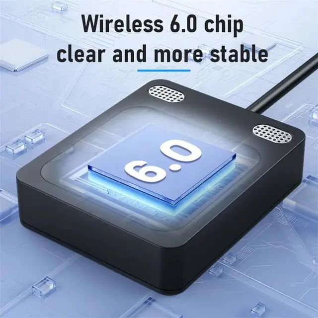 Main image of Car Adapter Bluetooth 6.0 Receiver Dual Mics USB Bluetooth Adapter 3.5mm AUX Adapter Bluetooth Receiver