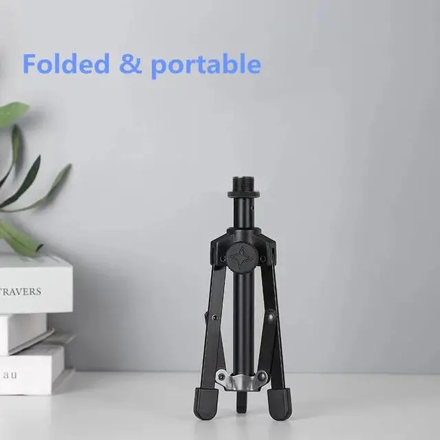 Alt view image 3 of 3 - 1PC Microphone Stand Metal Tripod Bracket For MV7 MV7X Professional Condenser Microphone Home Karaoke Studio Recording