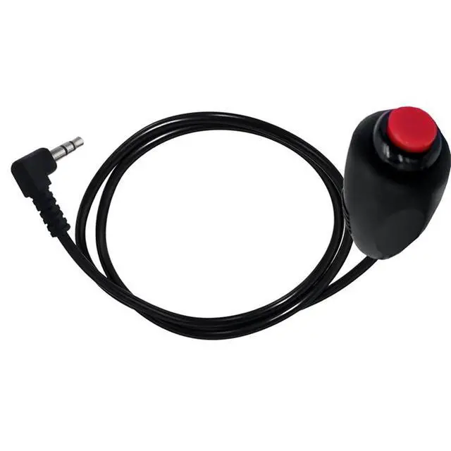 Alt view image 2 of 3 - Nurse Pager Button Switch Line 3.5mm Emergency Call Button Line Nurse Station Telephone Plug Button Line Cable 1.8m
