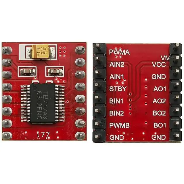 Alt view image 2 of 3 - 5PCS TB6612FNG Dual Motor Driver Controller Board DC Stepper Motor Driver Module for