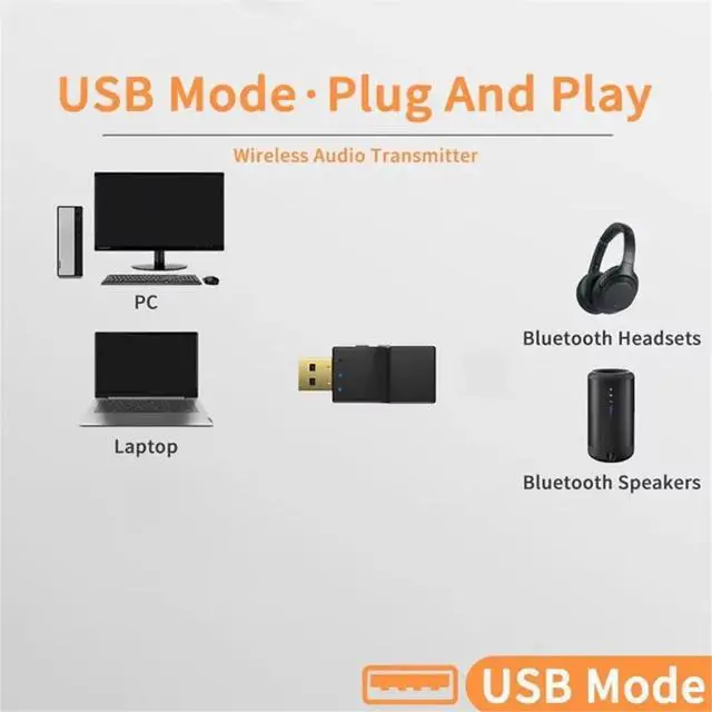 Alt view image 2 of 3 - Optical Bluetooth 5.4 Audio Transmitter Low Latency Stereo Music Dual Stream Adapter for PS4for TV PC