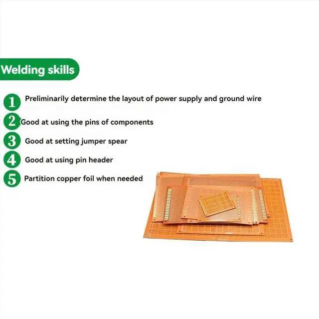 Main image of 30PCS Prototype PCB Universal Board 7x9cm Single-Sided Circuirt Board DIY Electronic Kit