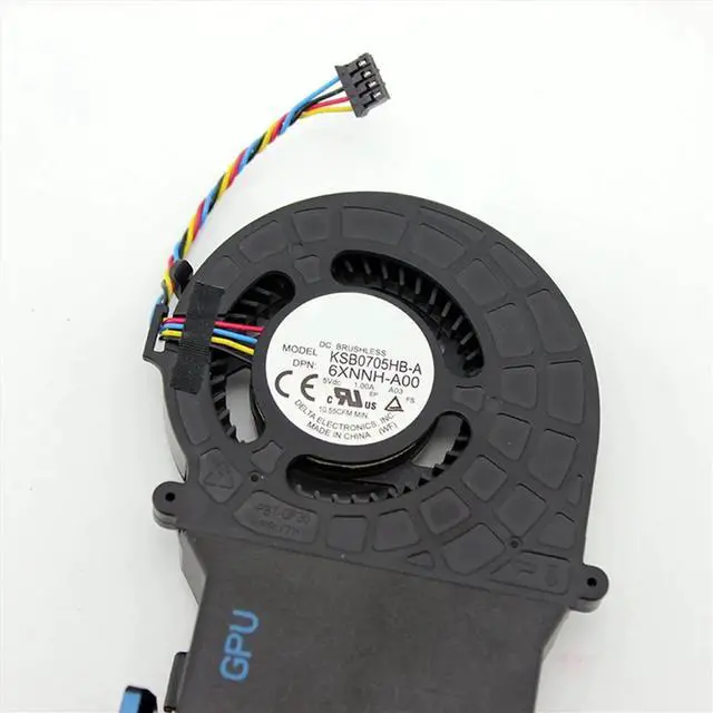 Alt view image 3 of 3 - KSB0705HB-A XH2YX-A00 6XNNH-A00 5V 1.00A for ALWAR-2508 Alpha GPU Cooler Cooling Fan