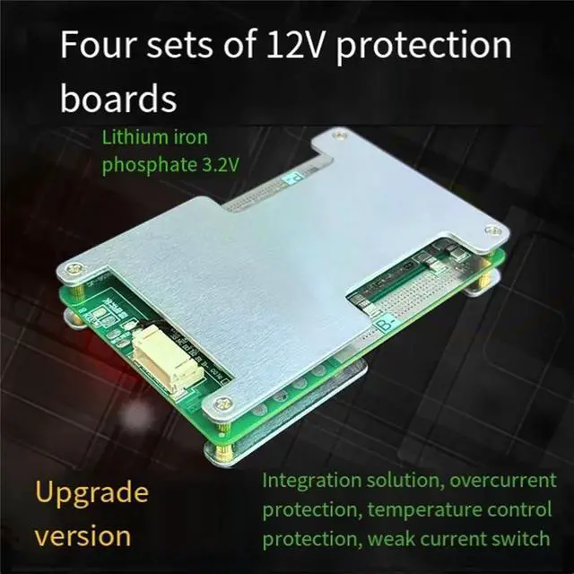 Alt view image 2 of 3 - Iron Lithium 4S 12V 120A 3.2V BMS Balance Protection Board Upgraded Electrical Tool RV Inverter Backup
