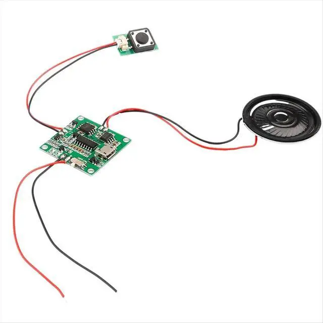 Alt view image 3 of 3 - Micro-USB 8M Sound Voice Audio Music Recordable Recorder Board Chip Programmable Music Module Greeting Card DIY Tools