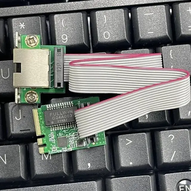Main image of M.2 A Key and E Key Adapter Card to Single RJ45 Port 10/100/1000Mbps Ethernet Networks Card for Desktop Computer