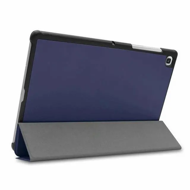 Alt view image 3 of 3 - Tablet Case for Galaxy Tab S5E 10.5in 2019 SM-T720/T725,Slim Tri-Fold Smart Cover with Auto Sleep/Wake,Dark Blue