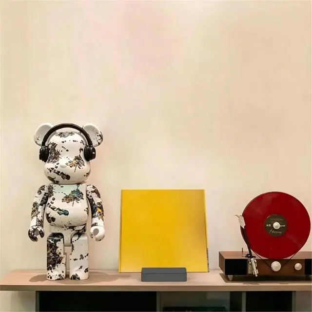 Alt view image 2 of 3 - Acrylic Now Playing Vinyl Record Stand, Record Display Stand for Vinyl Records and LP Records Record Holder Black