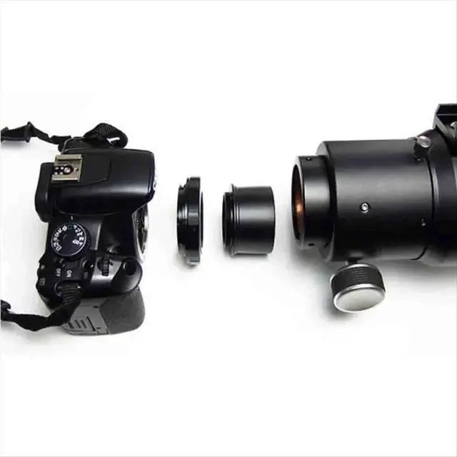 Alt view image 2 of 3 - 2 Inch M48 Telescope Adapter T Ring and M48 D/SLR Camera Mount Astronomical Photography Sleeve(B)