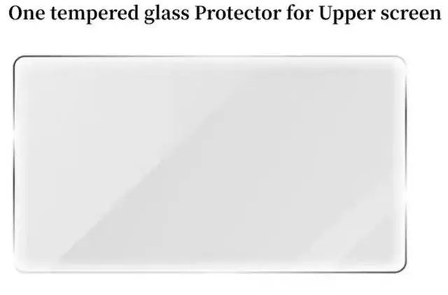 Main image of Tempered Glass Screen Protector for Game Console Upper+Lower Screen Dual Screen HD Glass Screen Protectors