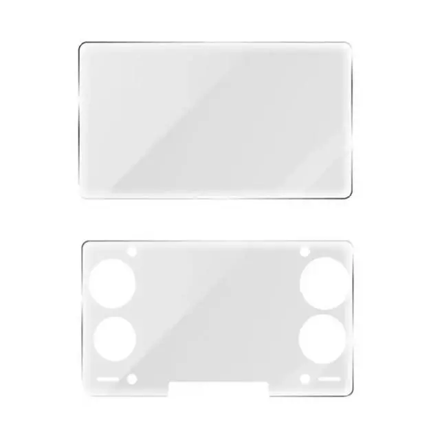 Alt view image 2 of 3 - Tempered Glass Screen Protector for Game Console Upper+Lower Screen Dual Screen HD Glass Screen Protectors