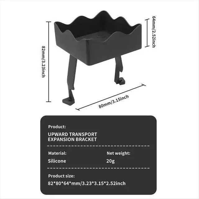Alt view image 3 of 3 - For Flip Top Extension Bracket Mount Holder Camera Stand for Flip Accessories