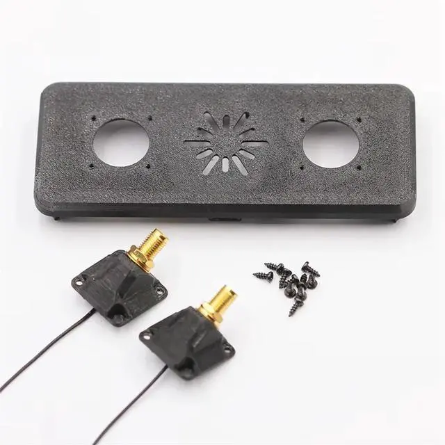 Alt view image 3 of 3 - QY3D SMA Multi-Angle Antenna Mount Cover Set for VRX Receiver FPV Goggles