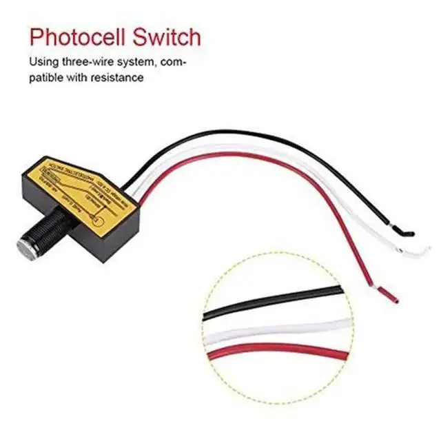Alt view image 3 of 3 - 3X Photocell Switch NK-BB/F50 DC 8-50V Dusk To Dawn Sensor Photoelectric Switch Light Photocell Sensor Lighting Swit