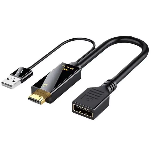 Alt view image 2 of 3 - 4K -Compatible to DisplayPort DP Converter Cable HDTV Male to DP Female Adapter Conversion for Laptop Monitor Female