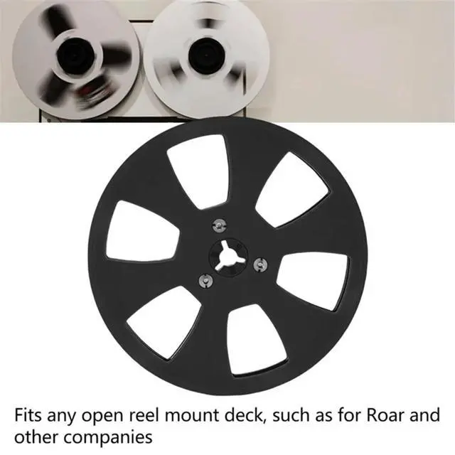 Alt view image 2 of 3 - 1/4 5 Inch 6 Holes Empty Tape Reel for ReVox Studer Recording Takeup Reel -Hub Replacement with Sps