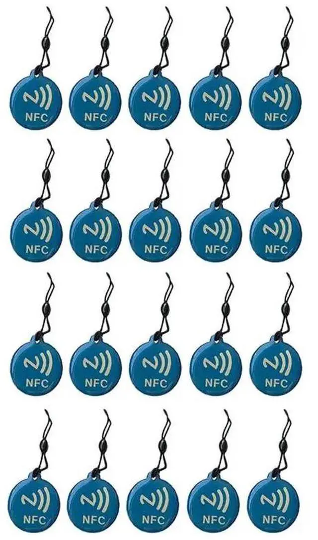 Main image of 20Pcs Tags Lable Ntag213 13.56Mhz Smart Card For All Enabled Phone Smart Business Card 31.5X28mm B