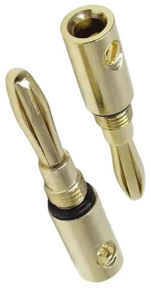 Alt view image 2 of 3 - Banana Plugs Speaker Wire Plug For Audio Jack Speaker Plugs